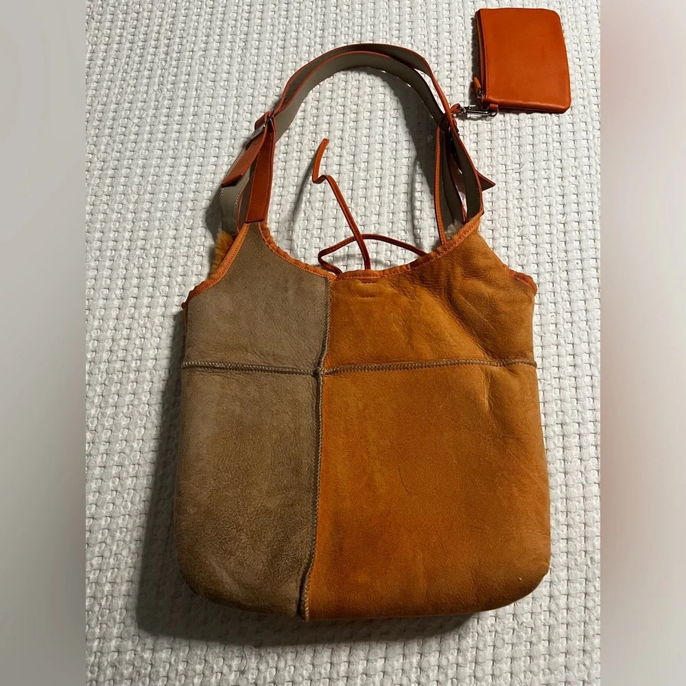 UGG Suede Shearling Tote Bag | Gently Used - Picture 5 of 5